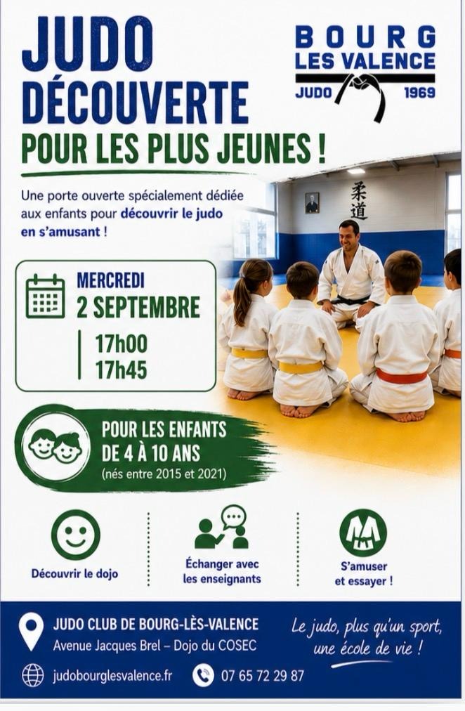 Judo Découverte - Pour les plus jeunes !